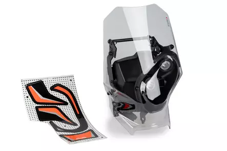 Puig Windshield Rally Ktm 500Exc-F Six Days C/Clear - Duell MP varaosat ja tarvikkeet - 96930 - 1