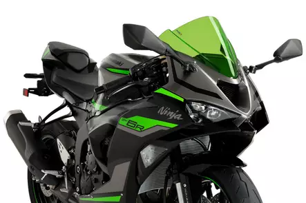 Puig Z-Racing Screen Kawasaki Zx-6R 24' C/Green - Duell MP varaosat ja tarvikkeet - 96510 - 1