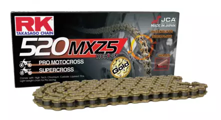RK GB520MXZ5 Offroad Pro ketju Kulta +CL (Jousil.) - Duell MP varaosat ja tarvikkeet - 117870 - 1