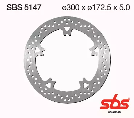 Sbs Jarrulevy Standard - Duell MP varaosat ja tarvikkeet - 122840 - 1