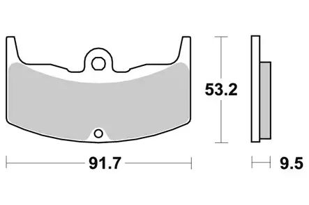Sbs Jarrupalat Ceramic - Duell MP varaosat ja tarvikkeet - 123720 - 1