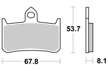 Sbs Jarrupalat Sintered - Duell MP varaosat ja tarvikkeet - 123120 - 1