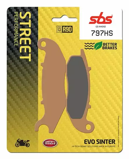 Sbs Jarrupalat Sintered - Duell MP varaosat ja tarvikkeet - 123950 - 1
