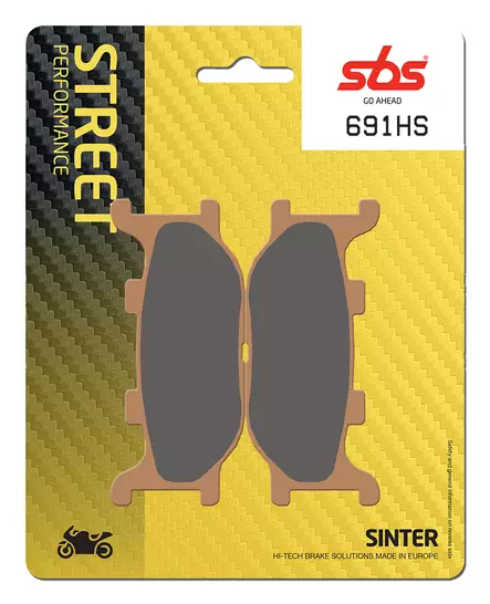 Sbs Jarrupalat Sintered - Duell MP varaosat ja tarvikkeet - 124050 - 1