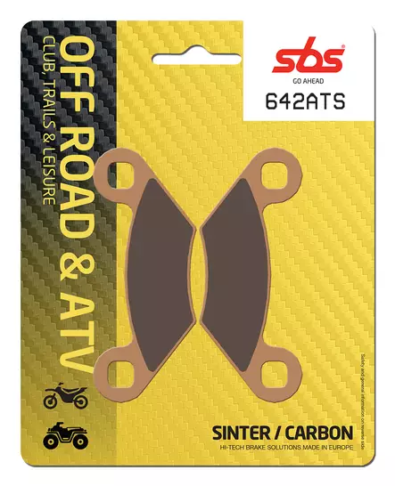 Sbs Jarrupalat Sintered Atv - Duell MP varaosat ja tarvikkeet - 123570 - 1