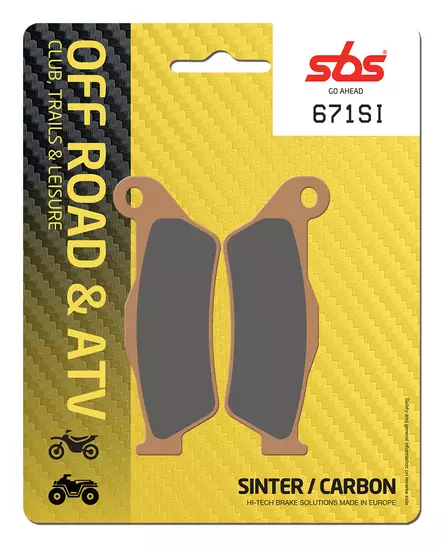 Sbs Jarrupalat Sintered Offroad - Duell MP varaosat ja tarvikkeet - 123660 - 1