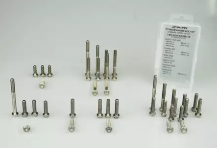 Scar Titanium Engine bolt kit 450EXCF 500EXCF 2020 FE450 FE501 2020 - 40 bolts - Duell MP varaosat ja tarvikkeet - 74130 - 1