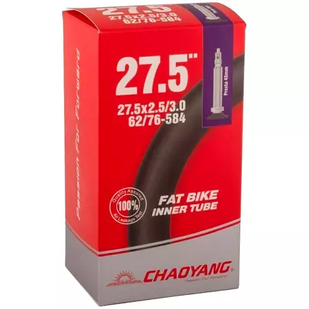 Sisärengas 27.5" CHAOYANG Plus. 62/76-584. presta 48mm (27.5x2.5-3.0) - Duell polkupyörien varaosat ja tarvikkeet - 1560 - 1