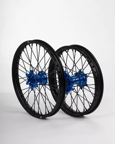Sixty5 Yamaha Musta/Sininen 1.6-21/2.15-19 MX vannesarja - Duell MP varaosat ja tarvikkeet - 63670 - 1