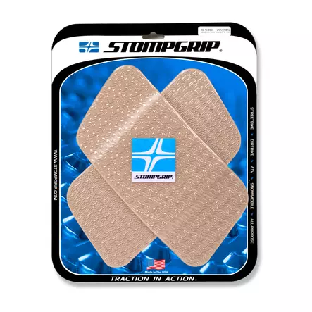 Stompgrip Universal Quadrilateral Tank Grips - Icon : Clear - Duell MP varaosat ja tarvikkeet - 116500 - 1