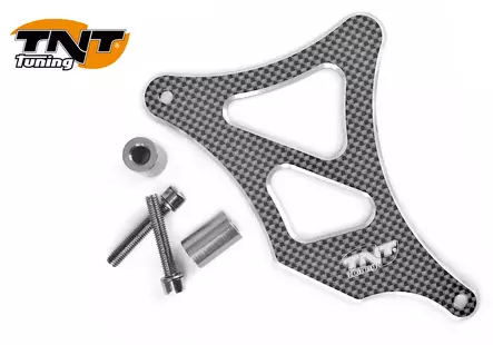 TNT Eturattaan suoja Alumiini Carbon-kuvio AM6 - Duell mopojen varaosat ja tarvikkeet - 114700 - 1