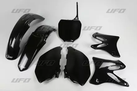 UFO Muovisarja 5-osainen Musta YZ125/250 02-05 - Duell MP varaosat ja tarvikkeet - 47120 - 1