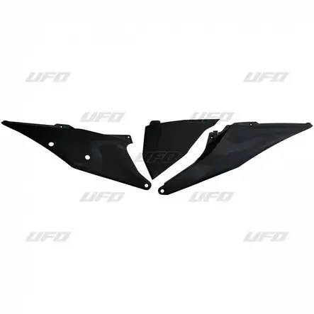 UFO Sivunumerokilvet KTM125-525 SX/SXF 19-22 EXC/EXC-F 20-23 Musta 001 - Duell MP varaosat ja tarvikkeet - 48320 - 1