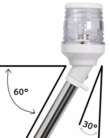 Valomasto 360° upotettavat LED valo 30° - Duell venetarvikkeet - 7970 - 1