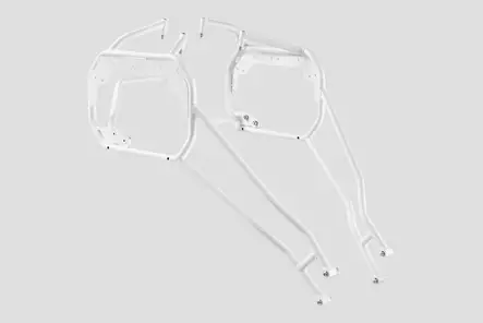 Yakk EXP Side carrier Husqvarna 701 Enduro/Supermoto (16-25) white - Duell MP varaosat ja tarvikkeet - 100550 - 1