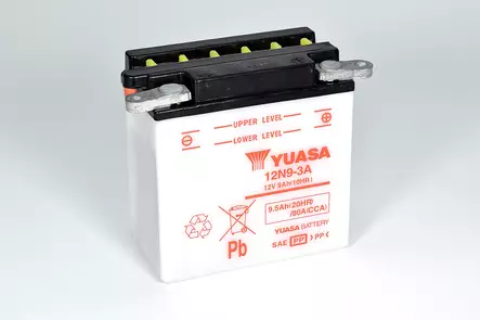 Yuasa akku, 12N9-3A (dc) akkuhappoa ei mukana (5) - Duell muut varaosat ja tarvikkeet - 131180 - 1