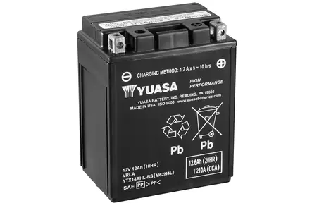 Yuasa akku YTX14AHL-BS (cp) - Duell muut varaosat ja tarvikkeet - 131390 - 1
