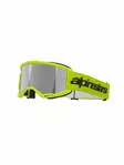 Alpinestars Ajolasit Vision 3 WORDMARK Keltainen Fluo Peili Hopea - Duell ajovarusteet - 37320 - 1