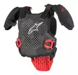 Alpinestars Bröstskydd A-5 S Nuorten Musta/Valkoinen/Punainen S/M - Duell ajovarusteet - 36360 - 1