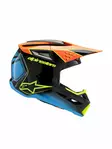 Alpinestars Kypärä SM3 Nuorten Fray Musta/Oranssi/Keltainen Fluo YS 48-49cm - Duell ajovarusteet - 36860 - 1