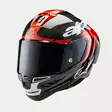 Alpinestars Kypärä Supertech R10 Element Musta/Carb/Fluo Punainen/Valkoinen, XS - Duell ajovarusteet - 36220 - 1