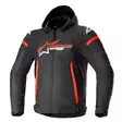 Alpinestars Tekstiilitakki Zaca Vedenpitävä Musta/Punainen/Valkoinen 2XL - Duell ajovarusteet - 42790 - 1