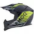 AMOQ Meteor V2 Helmet Axis Musta/keltainen kiiltävä, XS - Duell ajovarusteet - 51840 - 1