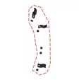 DFK Oikea Ovikiinnike kiinnikesarja CFMoto Zforce 550/800 - Duell ATV varaosat ja tarvikkeet - 29360 - 1