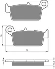GOLDFREN Jarrupalat 003 Ceramic Carbon K1 - Duell MP varaosat ja tarvikkeet - 68900 - 1