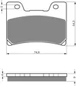 GOLDFREN Jarrupalat 028 Ceramic Carbon S3 - Duell MP varaosat ja tarvikkeet - 67830 - 1
