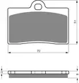 GOLDFREN Jarrupalat 064 Ceramic Carbon S3 - Duell MP varaosat ja tarvikkeet - 67170 - 1