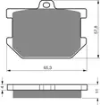 GOLDFREN Jarrupalat 082 Ceramic carbon AD - Duell MP varaosat ja tarvikkeet - 67520 - 1