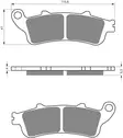 GOLDFREN Jarrupalat 135 Ceramic carbon AD - Duell MP varaosat ja tarvikkeet - 67390 - 1
