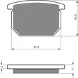 GOLDFREN Jarrupalat 138 Ceramic carbon AD - Duell MP varaosat ja tarvikkeet - 67420 - 1