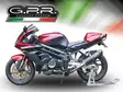 GPR Aprilia Sl - Falco 1000 2000/04 Pair EC-Approv. slip-on exhaust Furore Nero - Duell MP varaosat ja tarvikkeet - 112600 - 1