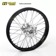 Haan wheel SX65 16-24 REAR 12-1,60 BLACK RIM/POLISHED ALLOY HUB - Duell MP varaosat ja tarvikkeet - 63140 - 1
