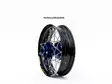 Haan wheel SX&SXF MODELS 95-12 17-4,50 BLUE HUB/BLACK RIM - Duell MP varaosat ja tarvikkeet - 63570 - 1