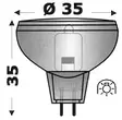 Halogen G4 12V 20W - Duell venetarvikkeet - 6520 - 1