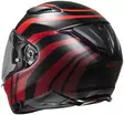HJC Kypärä F70 Galla Musta/Punainen MC1 S 55-56cm - Duell ajovarusteet - 56150 - 1