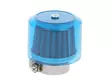 Ilmasuodatin Air-System Sininen Kiinitys Ø 38mm (Ø 70mm x p. 55mm) - Duell mopojen varaosat ja tarvikkeet - 115310 - 1