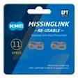 Ketjulukko KMC MissingLink 11R EPT Silver 2kpl/ pkt - Duell polkupyörien varaosat ja tarvikkeet - 8140 - 1