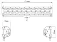 Kinwons Led Kaukovalopaneeli 10-30V 240W Flood - Duell ATV varaosat ja tarvikkeet - 138850 - 1