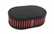 K&N Universal Clamp-On Air Filter 2-1/16"O/S Flg 7" X 4-1/2" 2"H Oval W/Vent - Duell MP varaosat ja tarvikkeet - 127870 - 1