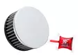 K&N Universal Clamp-On Air Filter 2-1/4" O/S Flg 4-1/2"Od 2"H - Duell MP varaosat ja tarvikkeet - 127500 - 1