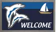 Kynnysmatto 40x68Dolphins - Duell venetarvikkeet - 5140 - 1