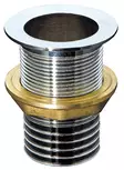Läpivienti pohjatulpalle 42mm kromattu messinki - Duell venetarvikkeet - 6400 - 1