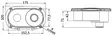 Osculati Elissa deck shower w/Keji mixer SS hose 2.5m - Duell venetarvikkeet - 6710 - 1