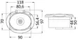 Osculati Elissa quick fitting hose connector for deck washdown - Duell venetarvikkeet - 6950 - 1