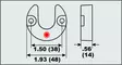 Perf metals anodi trimmisylinteri Mercruiser Alpha I Gen II (1991-) - Duell venetarvikkeet - 135790 - 1