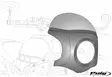 Puig Fairing Abs Semifairing Round Light Dim.195Mm - Duell MP varaosat ja tarvikkeet - 90970 - 1